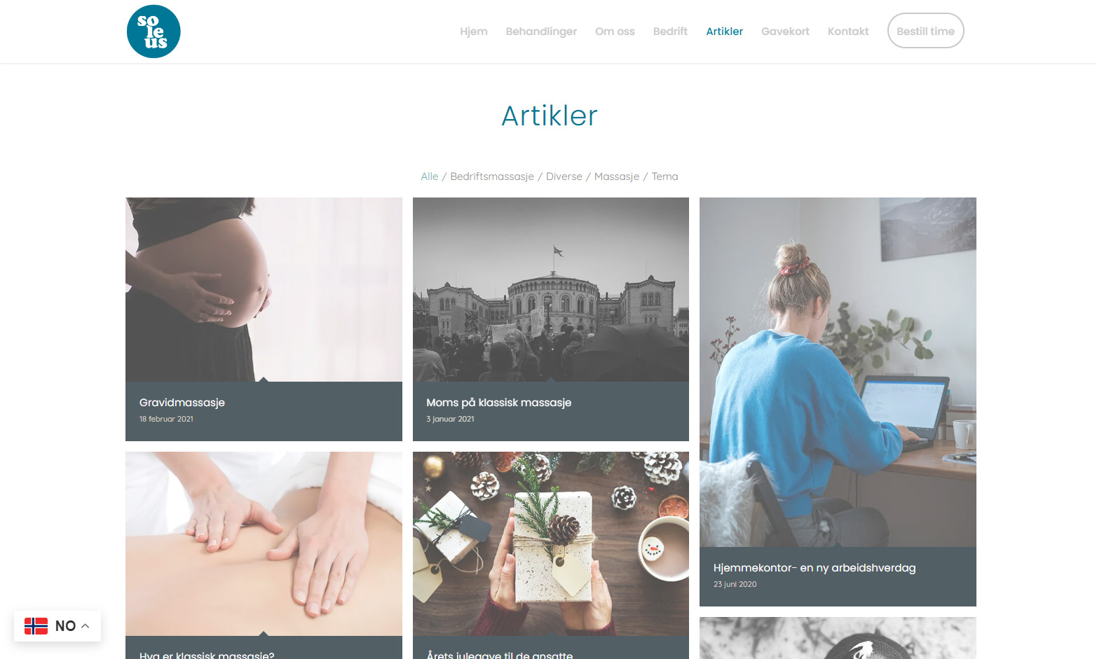 screenshot website Soleus soleus-screenshots-voorbeelden-2