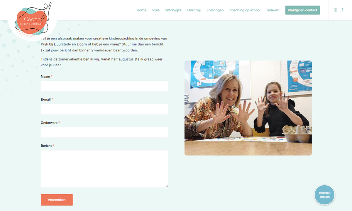 screenshot website Cootje de Kindercoach cootje-de-kindercoach-screenshot-9
