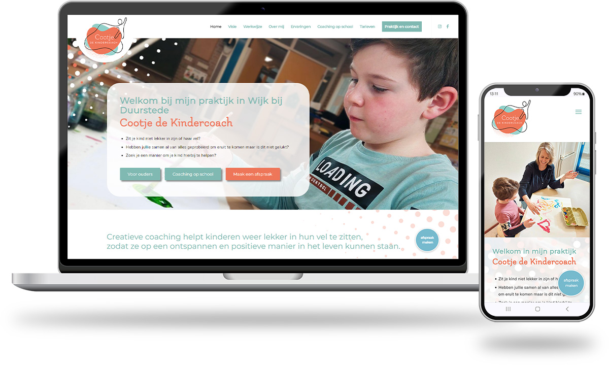Cootje de Kindercoach portfolio-cootje