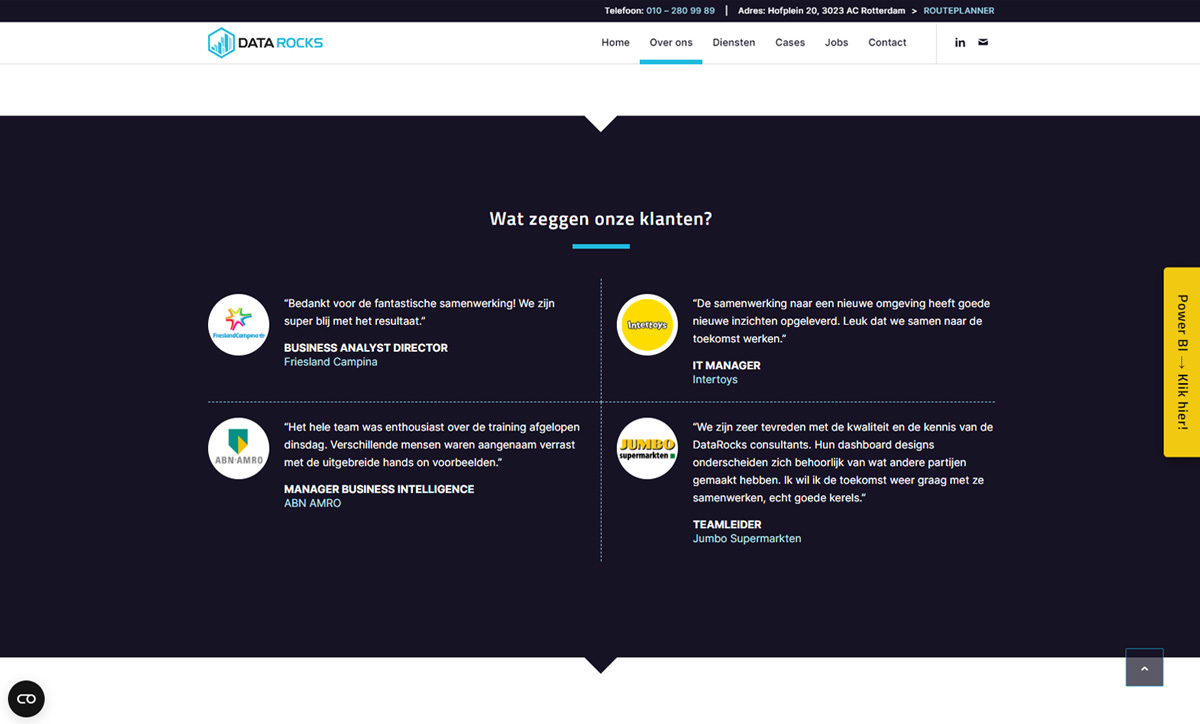 screenshot website DataRocks screenshot-website-datarocks-1