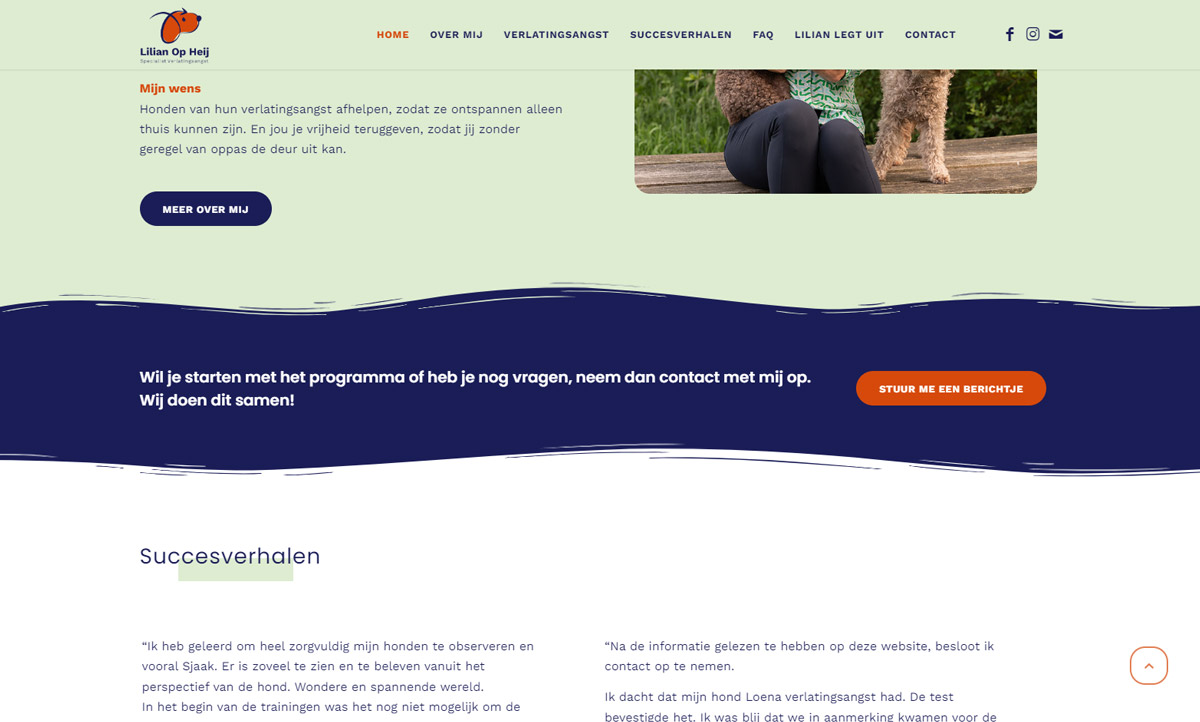 screenshot website Lilian Op Heij screenshots-voorbeelden-2