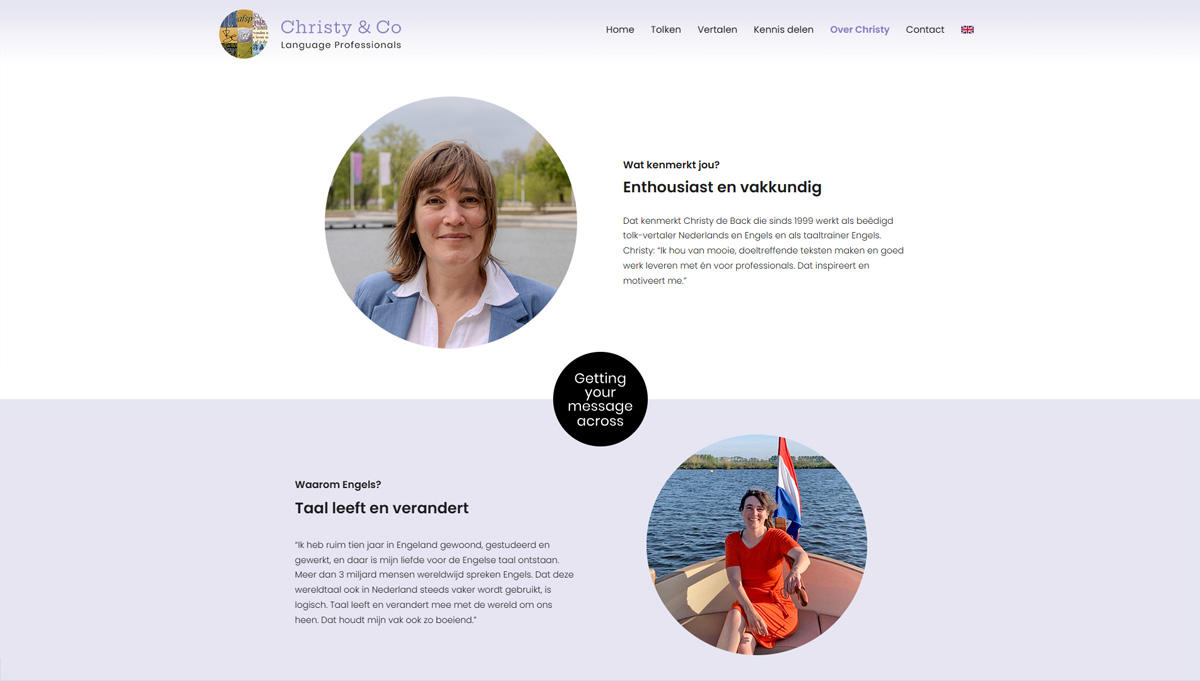 screenshot website Christy & Co screenshot website Christy & Co