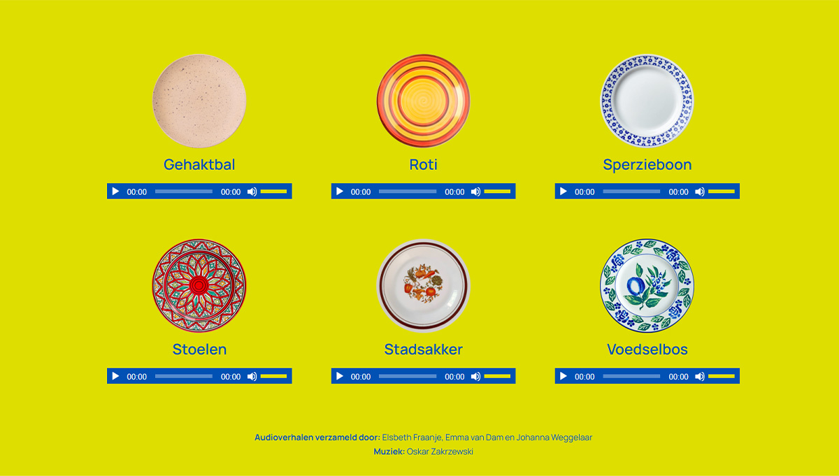 screenshot website Voedselverhalen